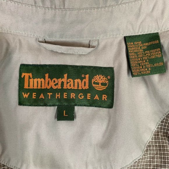 Timberland Weathergear Harrington Jacket Barracuda Tan Brown Size Large - Picture 5 of 5